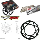 Kettensatz Stahl für: HUSQVARNA SM125 S 00-06 14-49-114 DID520ZVM-X(S&S) Endlos