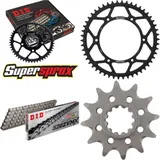 Kettensatz Stahl für: HUSQVARNA TC250 06-08 12-50-116 DID520ZVM-X Niet