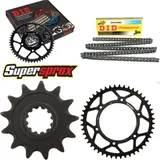 Kettensatz Stahl für: HUSABERG FC450 04-06 13-48-116 DID520NZ Clip