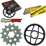 Kettensatz Stahl für: SUZUKI RG80 Gamma 85-95 15-49-132 DID428VX(G&B) Endlos