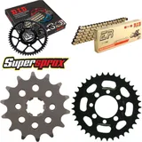 Chain Kit - Steel - for: SUZUKI DRZ110 01-02 14-37-090 DID420NZ3(G&B) Clip