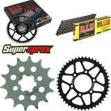 Kettensatz Stahl für: SUZUKI TS125 78-79/TS125 ER 80-82 14-47-114 DID428D Clip