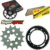 Kettensatz Stahl für: SUZUKI TS125 R 89-89 15-50-132 DID428VX(G&B) Clip