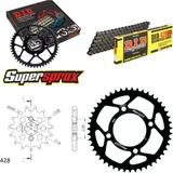 Kettensatz Stahl für: SUZUKI RG125 F 92-95 16-47-130 DID428HD Clip