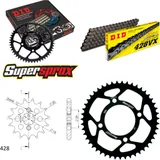 Chain Kit - Steel - for: SUZUKI RG125 F 92-95 16-47-130 DID428VX Clip