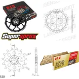 Chain Kit - Steel - for: SUZUKI DR250 S 82-95 14-42-106 DID520ERT2(G&G) Clip