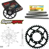 Kettensatz Stahl für: SUZUKI GZ250 Marauder 99-06/TU250 X S 15-41-110 DID520NZ Clip