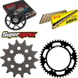Kettensatz Stahl für: SUZUKI DR350 S 90-93 14-43-108 DID520VX3(G&B) Endlos