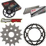 Chain Kit - Steel - for: SUZUKI DR350 SE 96-96/DR350 SE 97-98 15-43-108 DID520ZVM-X endless