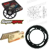 Chain Kit - Steel - for: SUZUKI DR125 SM 08-14 16-50-130 DID428NZ(G&B) Clip