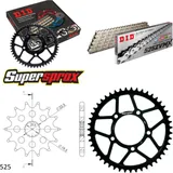 Chain Kit - Steel - for: SUZUKI GSF400 Bandit 91-92 14-47-114 DID525ZVM-X(S&S) rivet