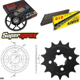 Chain Kit - Steel - for: SUZUKI GSX125 S /R 17- 14-45-122 DID428VX endless