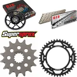 Kettensatz Stahl für: SUZUKI DR-Z 400 SM 05-10 15-41-110 DID520ZVM-X(S&S) Endlos