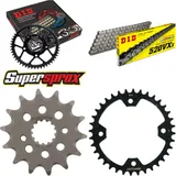 Kettensatz Stahl für: SUZUKI LT-R 450 Quadracer 06-10 14-36-096 DID520VX3 Endlos