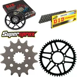 Kettensatz Stahl für: SUZUKI GS500 E int. Ø76mm 80-81 14-50-108 DID530NZ Clip