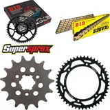Kettensatz Stahl für: SUZUKI DR800 S 91-93 15-47-116 DID520VX3(G&B) Endlos
