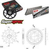 Kettensatz Stahl für: SUZUKI GR650 83-85/GR650 X 83-89 15-38-106 DID530ZVM-X Niet Kettensatz Stahl für: SUZUKI GR650 83-85/GR650 X 83-89 15-38-106 DID530ZVM-X Niet