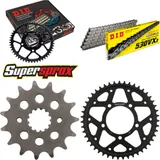 Kettensatz Stahl für: SUZUKI GSF650 A /SA ABS 05-06 15-47-116 DID530VX3 Niet