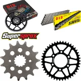 Kettensatz Stahl für: SUZUKI GSX-R 750 90-91 15-43-108 DID530VX3 Endlos