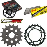 Kettensatz Stahl für: SUZUKI GSX-R 1000 01-06 17-42-110 DID530VX3 Niet