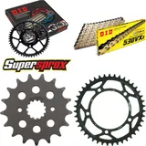 Kettensatz Stahl für: SUZUKI GSX-R 1000 07-08 17-43-112 DID530VX3(G&B) Niet