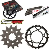 Kettensatz Stahl für: KTM SX65 02-11 14-50-112 DID420V Clip