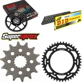 Kettensatz Stahl für: KTM EXC200 Enduro 00-11 14-42-118 DID520 Clip