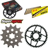 Kettensatz Stahl für: KTM 125 Duke 4-Loch 11-15 14-45-112 DID520VX3(G&B) Endlos