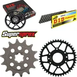 Kettensatz Stahl für: KTM 125 Duke 6-Loch 11-19/RC125 14-45-112 DID520 Clip