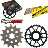 Kettensatz Stahl für: KTM 125 Duke 6-Loch 11-19/RC125 14-45-112 DID520VX3(G&B) Clip