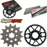 Kettensatz Stahl für: KTM 125 Duke 6-Loch 11-19/RC125 14-45-112 DID520ZVM-X Endlos