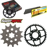Kettensatz Stahl für: KTM 200 Duke 11-14 14-42-118 DID520 Clip