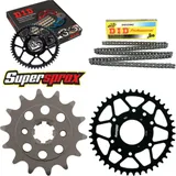 Kettensatz Stahl für: KTM 200 Duke 15- 14-42-118 DID520NZ Clip