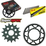 Kettensatz Stahl für: KTM EGS620 LC4 94-94/EXC620 LC4 94-99 15-50-118 DID520VX3 Niet