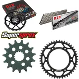Kettensatz Stahl für: KTM EGS400 LC4 93-98/EGS400 LC4 LSE 9 15-45-118 DID520ZVM-X Niet