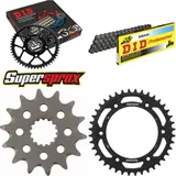 Chain Kit - Steel - for: KTM EXE125 Enduro 00-01/EXC250 Enduro 14-40-118 DID520 Clip