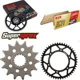 Kettensatz Stahl für: KTM SX525 Racing 2T 03-03/SX525 Racin 14-48-114 DID520ERT2(G&G) Clip