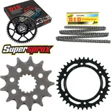 Kettensatz Stahl für: KTM EXE125 Supermoto 00-01 13-38-106 DID520NZ Clip Kettensatz Stahl für: KTM EXE125 Supermoto 00-01 13-38-106 DID520NZ Clip
