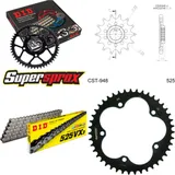Kettensatz Stahl für: MV Agusta Brutale 910 R 06-09/Brutale 15-43-112 DID525VX3 Niet