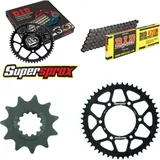 Kettensatz Stahl für: RIEJU RR50 03-06 11-48-124 DID420D Clip