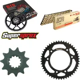 Chain Kit - Steel - for: RIEJU Spike 50 03-04 11-48-124 DID420NZ3(G&B) Clip