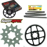 Kettensatz Stahl für: SACHS Roadster 125 V2 98-03 13-53-120 DID520NZ Clip