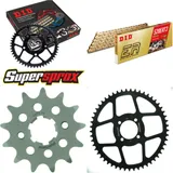 Kettensatz Stahl für: SACHS Roadster 125 V2 98-03 13-53-120 DID520ERT2(G&G) Clip
