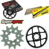 Kettensatz Stahl für: SACHS Roadster 125 V2 98-03 13-53-120 DID520VX3(G&B) Endlos
