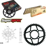 Chain Kit - Steel - for: HYOSUNG GS125 98-00 14-43-116 DID428NZ(G&B) Clip