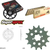 Kettensatz Stahl für: E-Ton Rascal IXL-40 98-01/Viper JXL-4 14-36-078 DID420NZ3(G&B) Clip