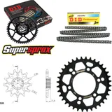 Kettensatz Stahl für: POLARIS Trail Blazer 250 02-05 11-36-076 DID520NZ Clip