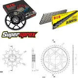 Kettensatz Stahl für: POLARIS Trail Boss 325 00-00 11-42-080 DID520VX3 Niet