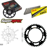 Kettensatz Stahl für: Gas Gas SM125 02-09 13-43-112 DID520VX3 Endlos