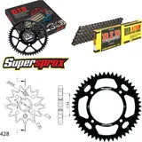 Chain Kit - ALU - black for: BETA RR125 Enduro 06-14 13-50-130 DID428D Clip